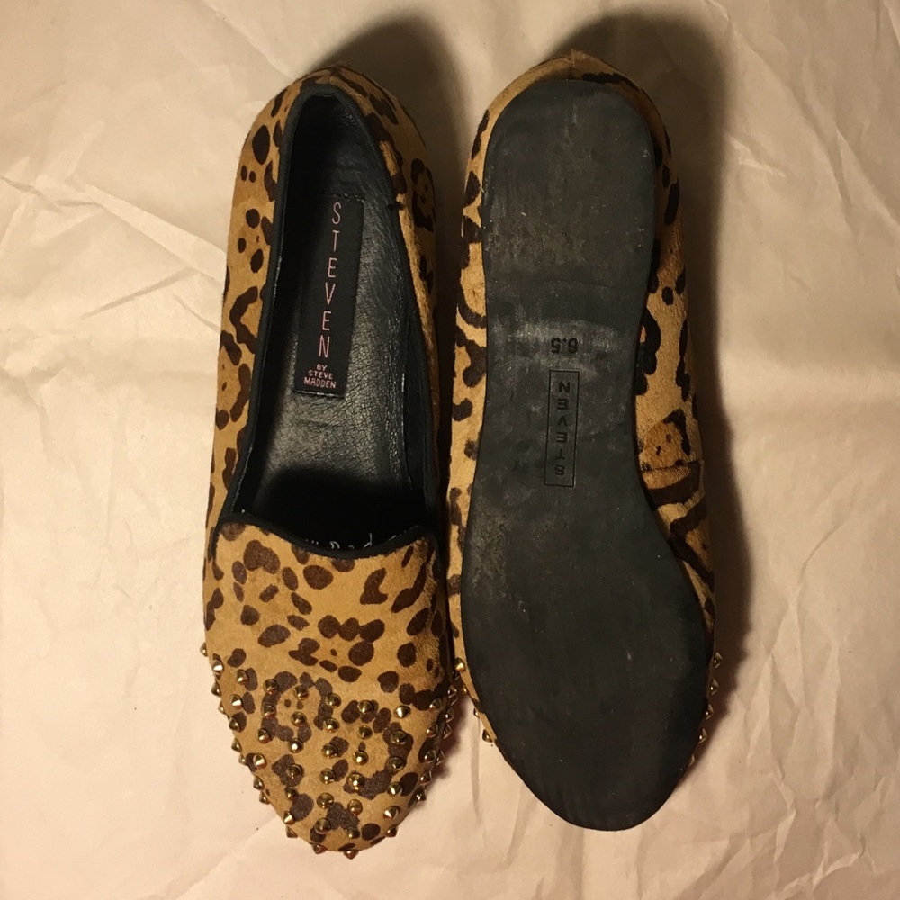 Steven by Steve Madden sz 6.5 Animal print, studs - Picture 4 of 7